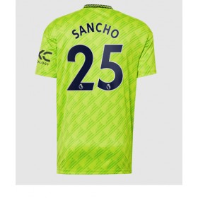 Herren Fußballbekleidung Manchester United Jadon Sancho #25 3rd Trikot 2022-23 Kurzarm